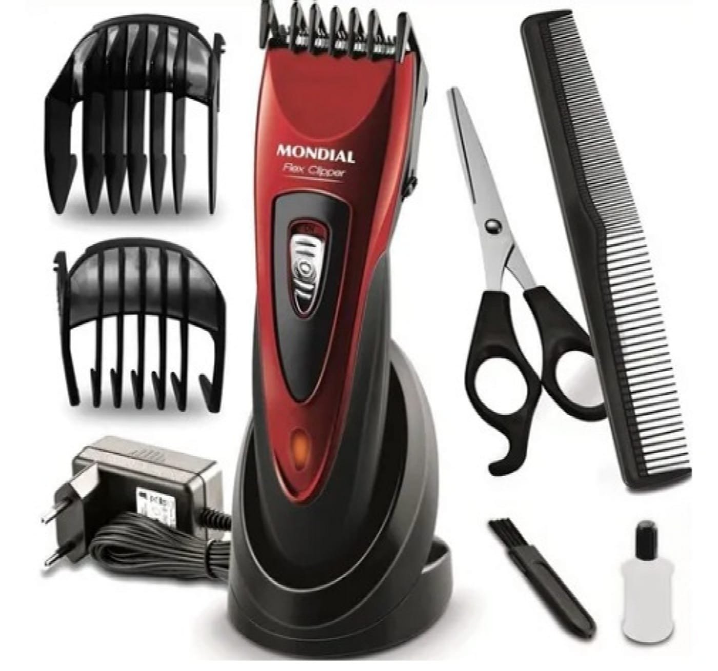 Barbeador cabelo bigode Mondial Flex Clipper bivolt 2 pentes ...