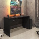 Ver imagem 4 de Mesa para Computador Gamer New Drx 9000 Preto Trama - Móveis Leão