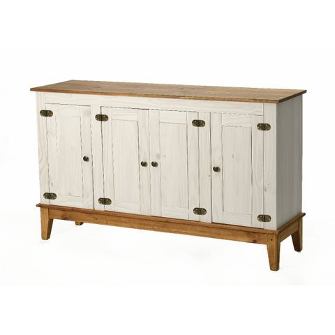 Balcão Buffet Verão 4 Portas Branco