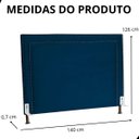 Ver imagem 6 de Cabeceira de Cama Box Estofada 140 Cm Casal Viviane Veludo