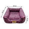 Cama para Cachorro Quadrada Impermeavel Luppet Oncinha Pink - G - 2