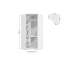 Ver imagem 3 de Guarda-roupa de Canto 2 Pts Kappesberg Adapt