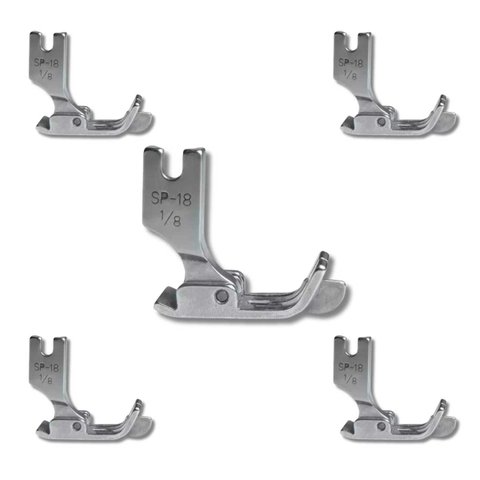 05 Calcadores Pesponto Lado Direito C. Guia Reta Industrial 3mm Sp-18 1/8