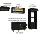 Ver imagem 5 de Armário de Cozinha Completa 260cm Preto Reims Madesa 07