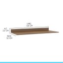 Ver imagem 2 de Tampo para Balcão de Cozinha 120 X 52 Cm Avelã Mdp 0497