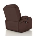Ver imagem 7 de Poltrona do Papai Reclinável Massagem e Aquecimento Giratório Balanço 2 Porta Copos Mark Pu Marrom C