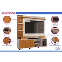 Ver imagem 4 de Estante Home Painel p/ TV 65 pol Horus 224cm Cedro/Bali DJ Móveis