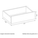 Ver imagem 7 de Cômoda Sapateira Cauê 4 Gavetas 1 Porta Cinamomo/sálvia