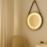 Espelho Redondo Iluminado 40cm com Alça Touch 2 Leds com Alça Adnet Reduna - 6