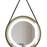 Espelho Redondo Iluminado 40cm com Alça Touch 2 Leds com Alça Adnet Reduna - 5