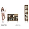 Cozinha Compacta Madesa Emilly Silver com Balcão e Paneleiro Rustic Cor:Rustic - 5