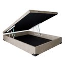 Ver imagem 1 de Cama Box Baú Casal Bege Red 138x188x41