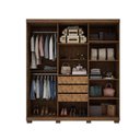 Ver imagem 3 de Guarda-Roupa Casal 6 Portas Madrid Gelius Móveis