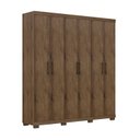Ver imagem 4 de Guarda-Roupa Casal 6 Portas Madrid Gelius Móveis