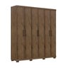 Guarda-Roupa Casal 6 Portas Madrid Gelius Móveis - 4