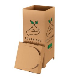 Kit 6 Lixeira Descartável de Papelão - 3