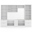 Ver mais imagens de Cozinha Completa Chicago 12 Portas 7 Gavetas 100% Mdf Americana Branco - Panorama Móveis