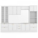 Ver imagem 7 de Cozinha Completa Chicago 12 Portas 7 Gavetas 100% Mdf Americana Branco - Panorama Móveis