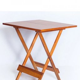 Mesa Dobrável com 4 Cadeiras Mel Estofadas 70x70 Creme - 3