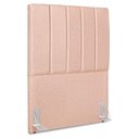 Ver imagem 1 de Cabeceira Solteiro 100 Cm com Frame Dalia Linho Rose Artte