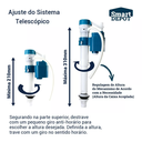 Ver imagem 6 de Mecanismo Para Caixa De Descarga Acoplada Universal Deca Celite Incepa Completo Com Válvula Dupla 3/