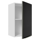 Ver imagem 6 de Armário Aéreo Madesa Lux 40 cm 1 Porta Branco/Preto