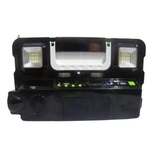 Luminaria Solar Radio Fm Luz de Emergencia Lanterna Usb