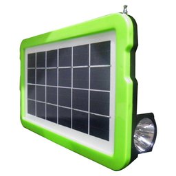 Luminaria Solar Radio Fm Luz de Emergencia Lanterna Usb - 4