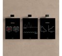 Ver imagem 2 de Kit 3 Quadro Motivacional Placa Decorativa Disciplina Foco 28x20cm