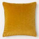 Ver imagem 1 de Capa para Almofada Quadrada - em Veludo Suede- Cor: Dourado Escuro.