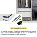 Ver imagem 3 de Roupeiro Realeza com Espelho 6 Portas Tcil:neve