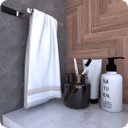 Ver mais imagens de Kit Acessórios Para Banheiro Cromado e Preto Empire 4 peças