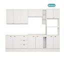 Ver imagem 3 de Armário de Cozinha Completa C Balcão Milla Quest Carraro Branco