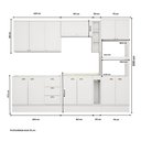 Ver imagem 5 de Armário de Cozinha Completa C Balcão Milla Quest Carraro Branco