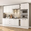 Ver imagem 1 de Armário de Cozinha Completa C Balcão Milla Quest Carraro Branco