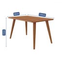 Ver imagem 2 de Mesa de Madeira Adele 130 Cm Madeira/cinamomo- Cimol