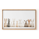 Ver imagem 2 de Quadro Decorativo N°53 115x70cm - Panorâmico Coelhinhos Aquarela - Rollflex