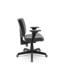 Ver imagem 2 de Cadeira Altrix Diretor Espaldar Baixo Back Couro Eco Preto