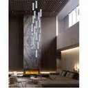 Ver imagem 1 de Lustre Pendente para Sala Pé Direito Duplo Multi Focus Branco