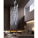 Ver imagem 1 de Lustre Pendente para Sala Pé Direito Duplo Multi Focus Branco