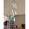 Lustre Pendente para Sala Pé Direito Duplo Multi Focus Branco - 7