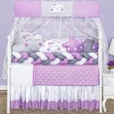 Ver imagem 1 de Jogo Enxoval de Berço para Menina Completo e Cheio Lilás 12p