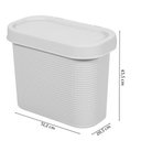 Ver imagem 3 de Lixeira para pia tear com tampa 3,3 litros Plasutil ref.14948