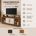 Ver imagem 3 de Rack Rubi Mizza Decor