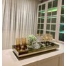 Bandeja Grande Bronze Espelhada Decoração Luxo 60x25 - 2