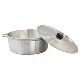 Jogo de 5 Caçarolas de Aluminio Fundido 16 a 24cm - Polido - 4