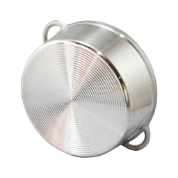 Jogo de 5 Caçarolas de Aluminio Fundido 16 a 24cm - Polido - 6