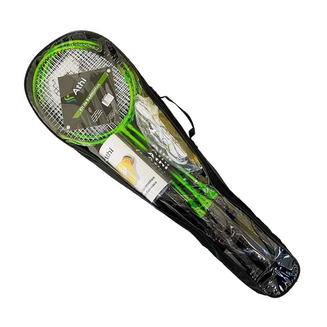 Solex - Kit Badminton Easy 2 Joueurs Avec Raquettes Acier, Sac Et Balle - Pour Débutants