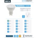 Ver imagem 7 de Spot Duplo Embutir Quadrado Recuado Mr16 Preto + Led Save Energy 4,8w 6500k