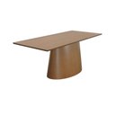 Ver imagem 1 de Mesa de Jantar Roma Retangular 135x90cm - Amêndoa - Tampo 135x90cm Laminado Cinamomo